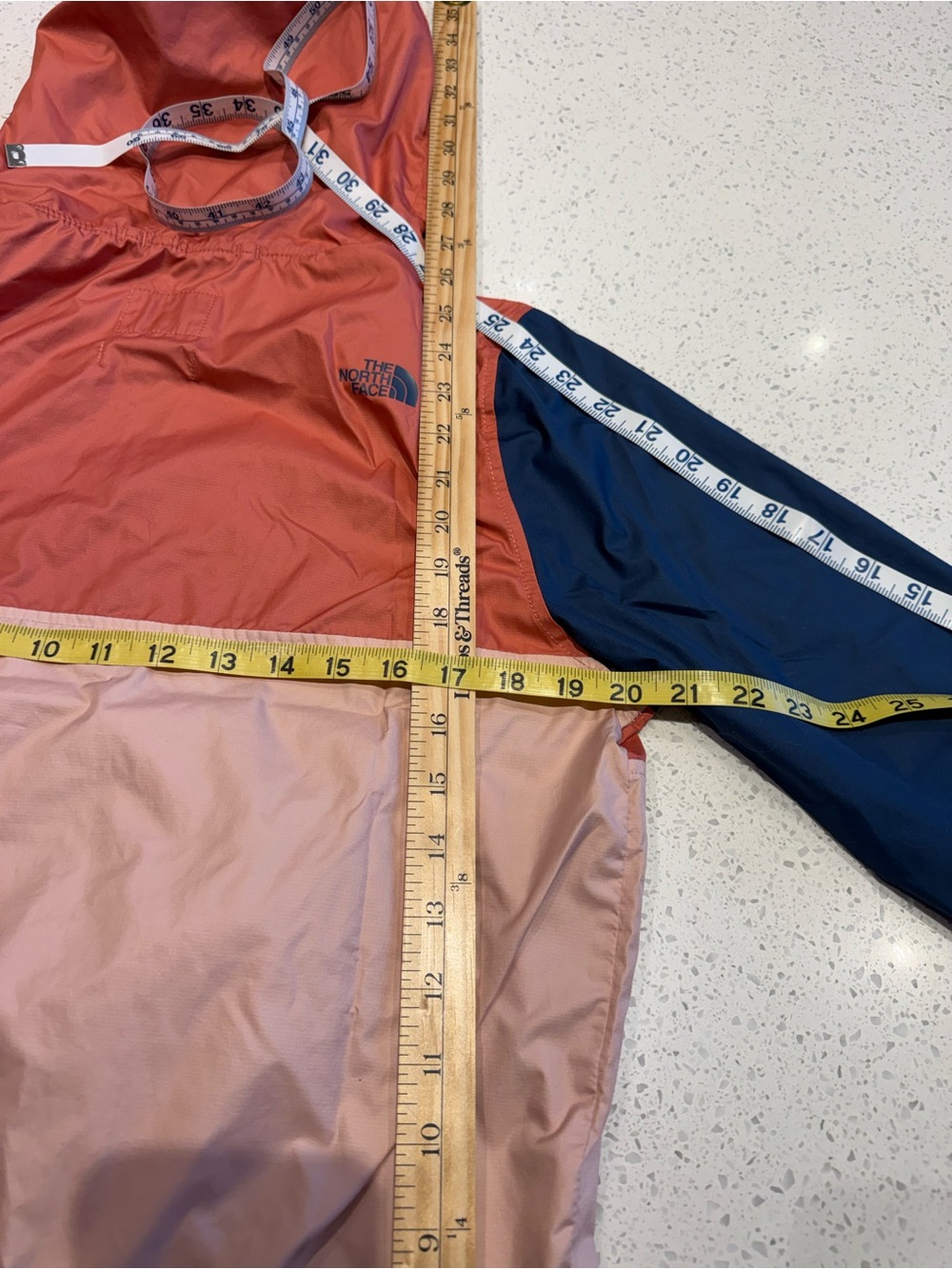 The North Face‎ Women’s Color Block Windwall Fanorak Packable Windbreaker S - Picture 12 of 12